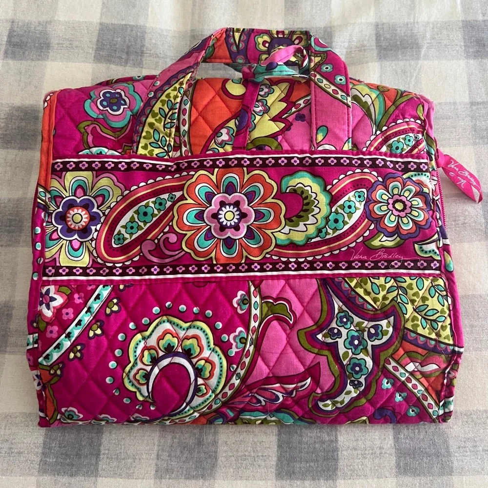 Vera Bradley Hanging Travel Organizer in Recycled Cotton